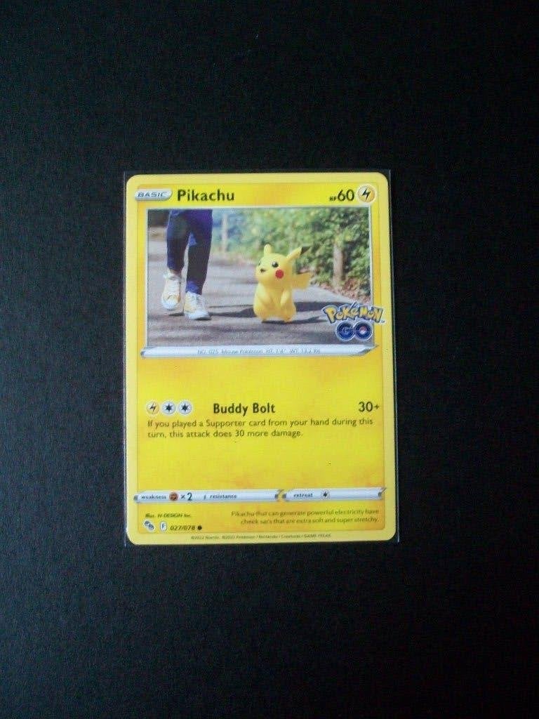 4949: nieuwe pokemonkaart PIKACHU HP 60 (027/078), Ophalen of Verzenden, Nieuw, Losse kaart