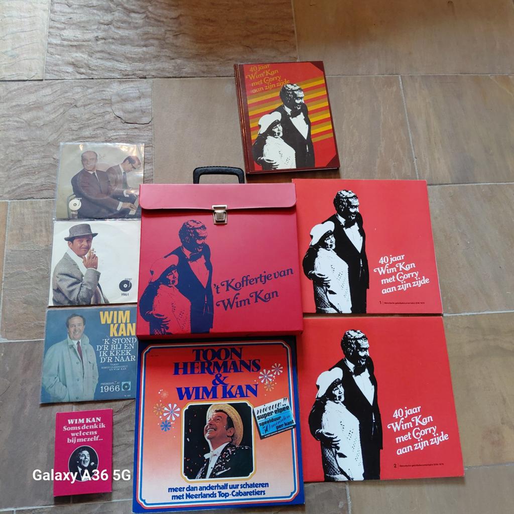 Wim Kan Collectie: 't Koffertje & Meer (LP's, Singles), Ophalen of Verzenden, Gebruikt