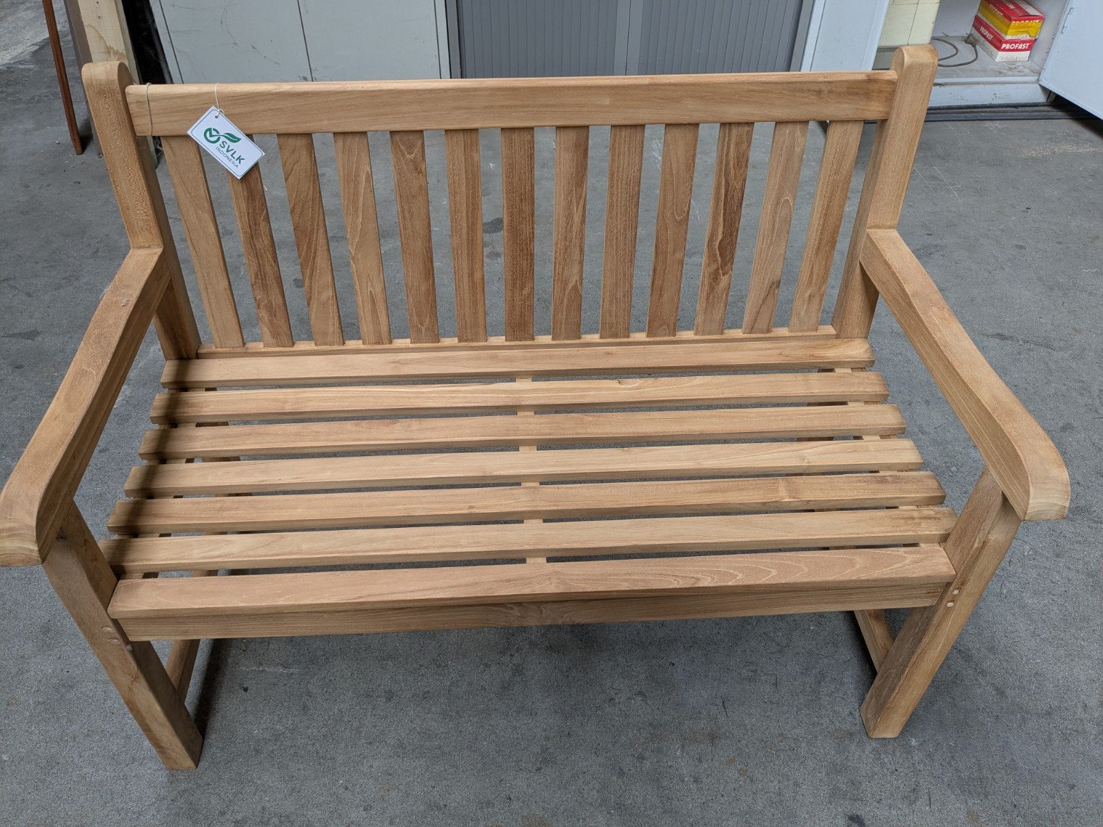 Teakhouten Tuinbank 120 cm - Nieuw, Ophalen, Nieuw, Teakhout