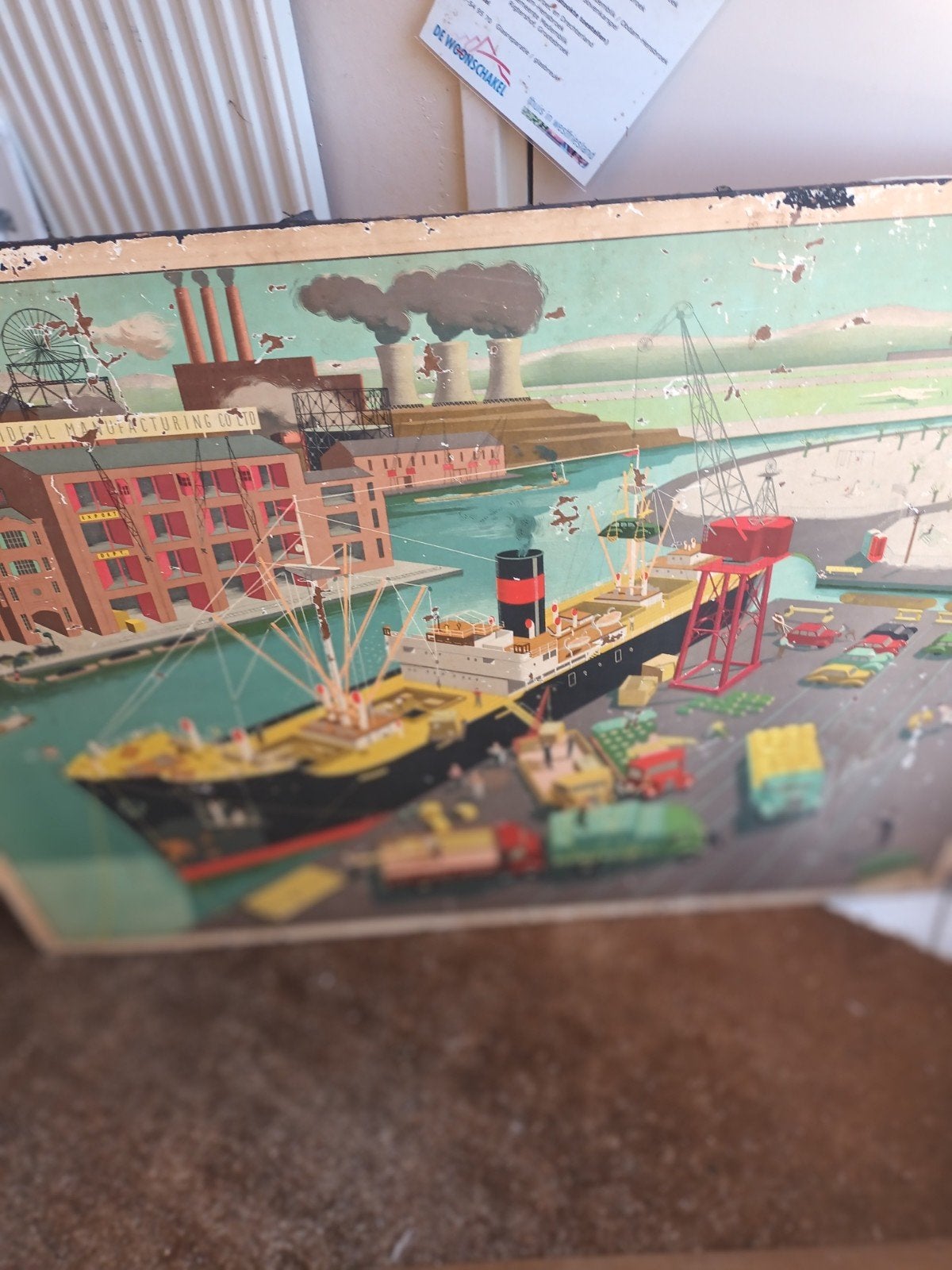 2 schoolplaten engels, Ophalen