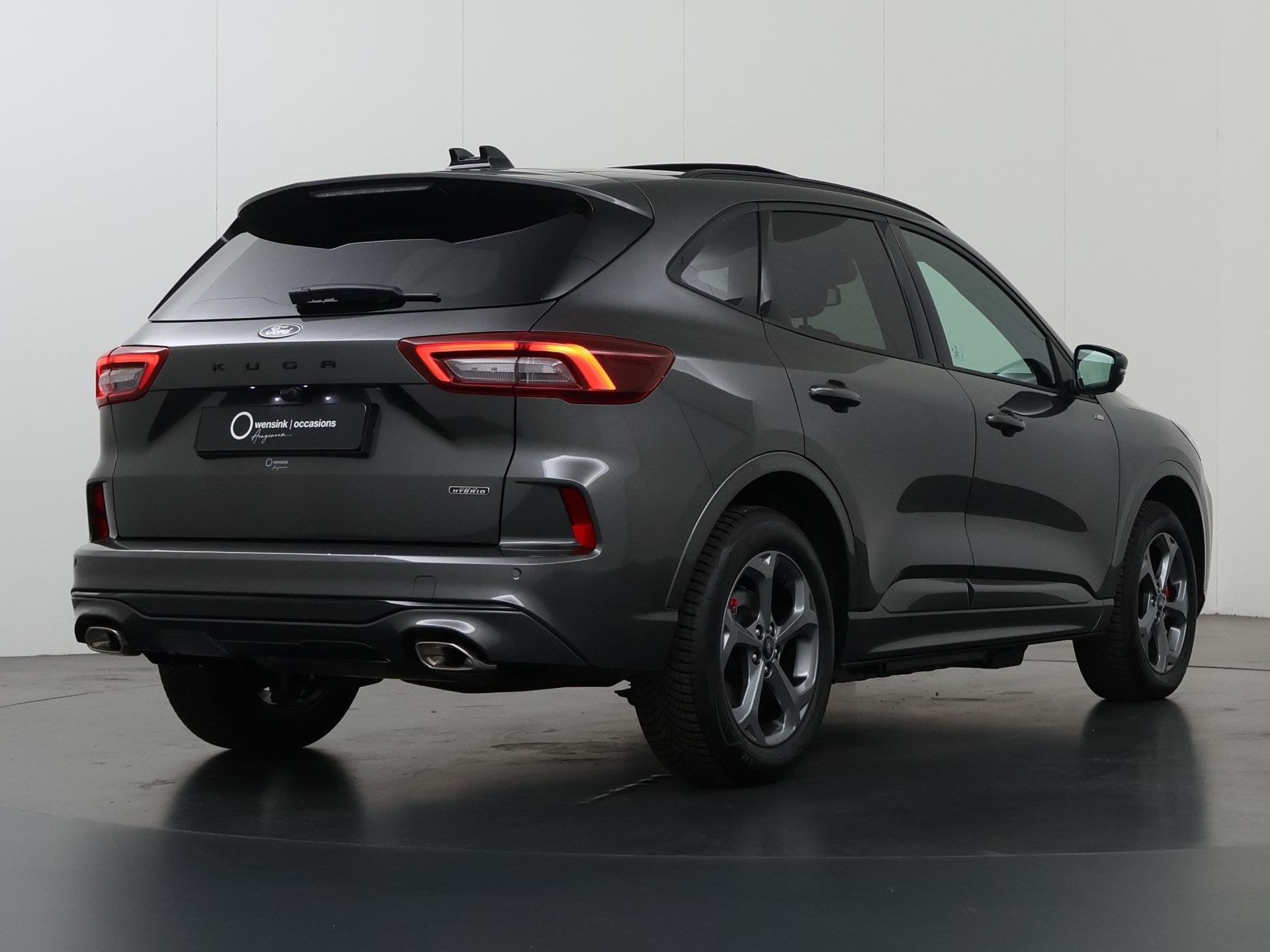 Ford Kuga 2.5 PHEV ST-Line X | Elek. Trekhaak | Panoramadak, Auto's, 14 kWh, Gebruikt, 4 cilinders, Leder en Stof