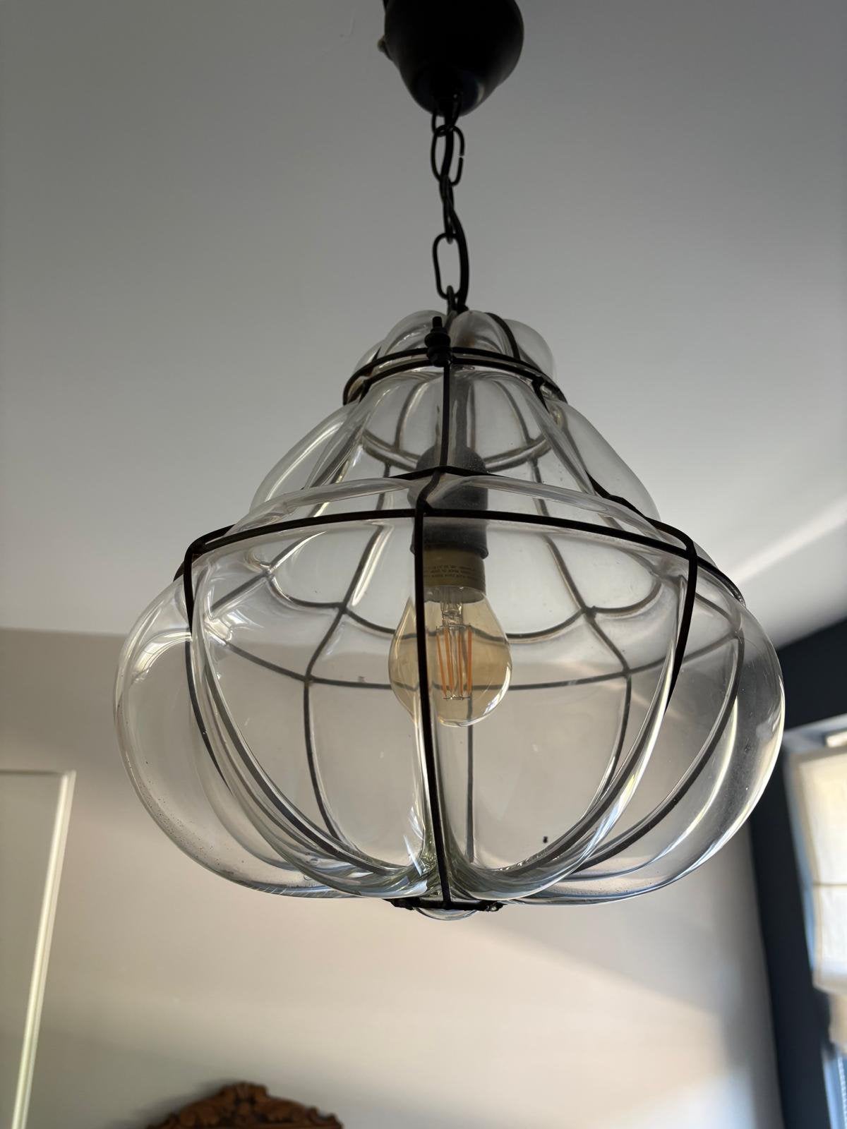 Venetiaanse hanglamp, Ophalen, Zo goed als nieuw