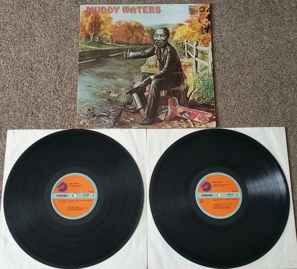Muddy Waters - Chess Blues Masters 2lp's 1976/VG+, Ophalen of Verzenden, Blues
