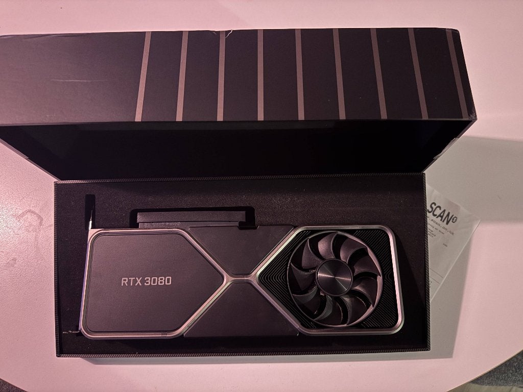 Nvidia RTX 3080 Founders Edition, Computers en Software, Videokaarten, Ophalen, Gebruikt, GDDR6, PCI-Express 4