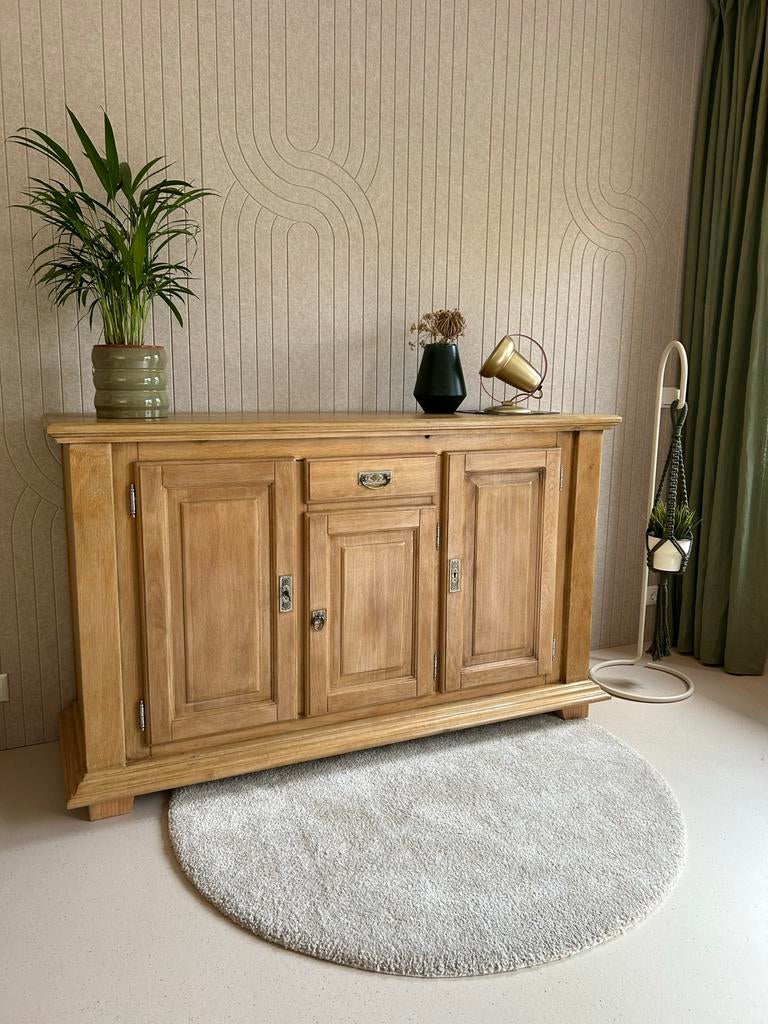 Dressoir kast eikenhout, Ophalen, Gebruikt, 150 tot 200 cm, Eikenhout