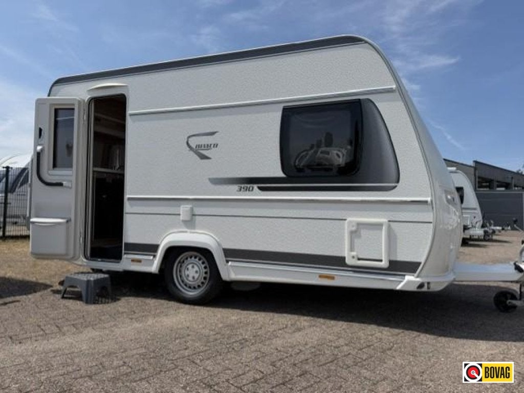 Fendt Bianco Selection 390 FH 2017 Mover,dorema voortent, Caravans en Kamperen, Schokbreker, Bedrijf, Treinzit, Overige typen