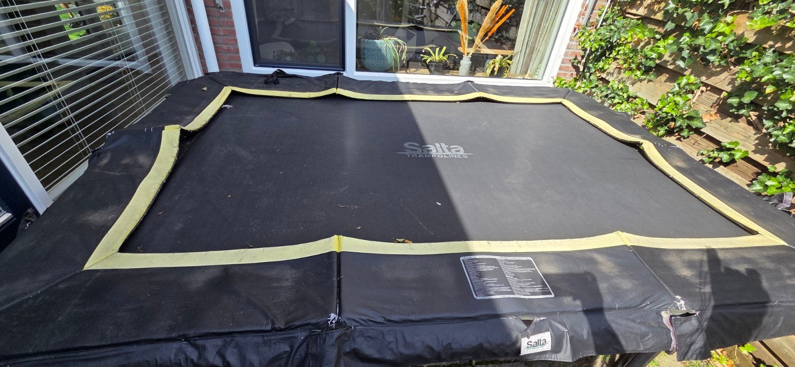 Salta Trampoline 305x214 - Rechthoekig, Ophalen, Gebruikt