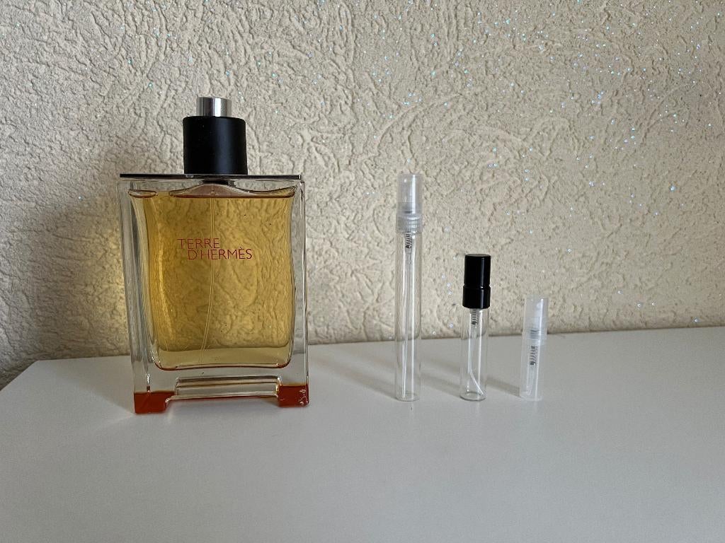Terre d’Her mes Pure Parfum decant sample split, Verzenden, Nieuw