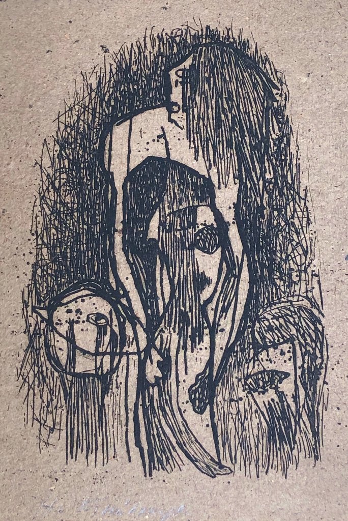 Mooie kunst v/h Grafiekkabinet Harry van Kruiningen, Ophalen of Verzenden