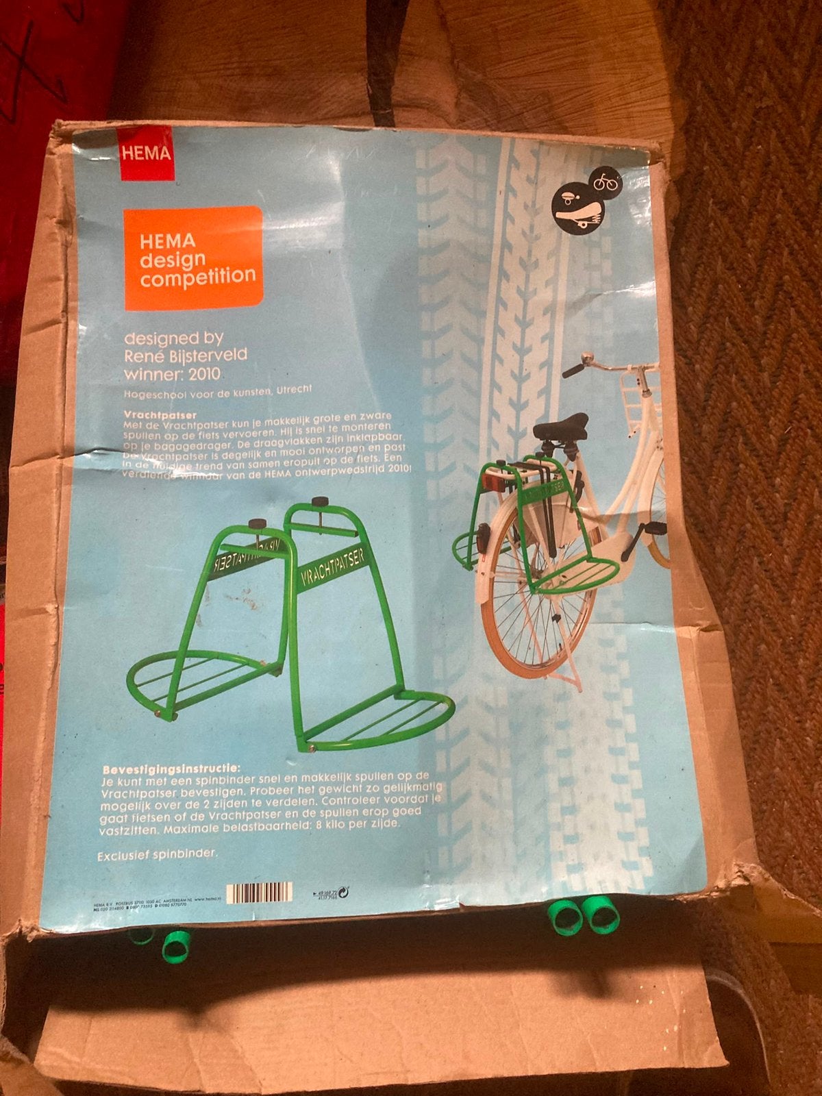 Bagagerek/Kofferdrager voor op de fiets, Ophalen, Zo goed als nieuw