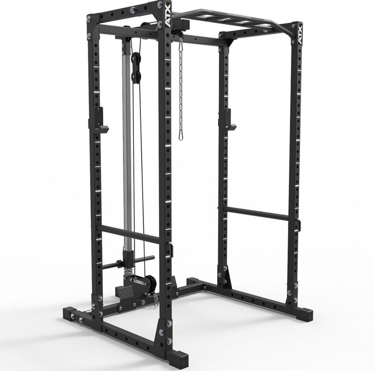 Powerrack + latpulley + multibench, Sport en Fitness, Fitnessmaterialen, Ophalen, Zo goed als nieuw, Oprekstang