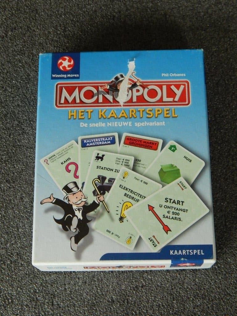 Monopoly kaartspel, Een of twee spelers, Ophalen of Verzenden, Gebruikt, Winning Moves