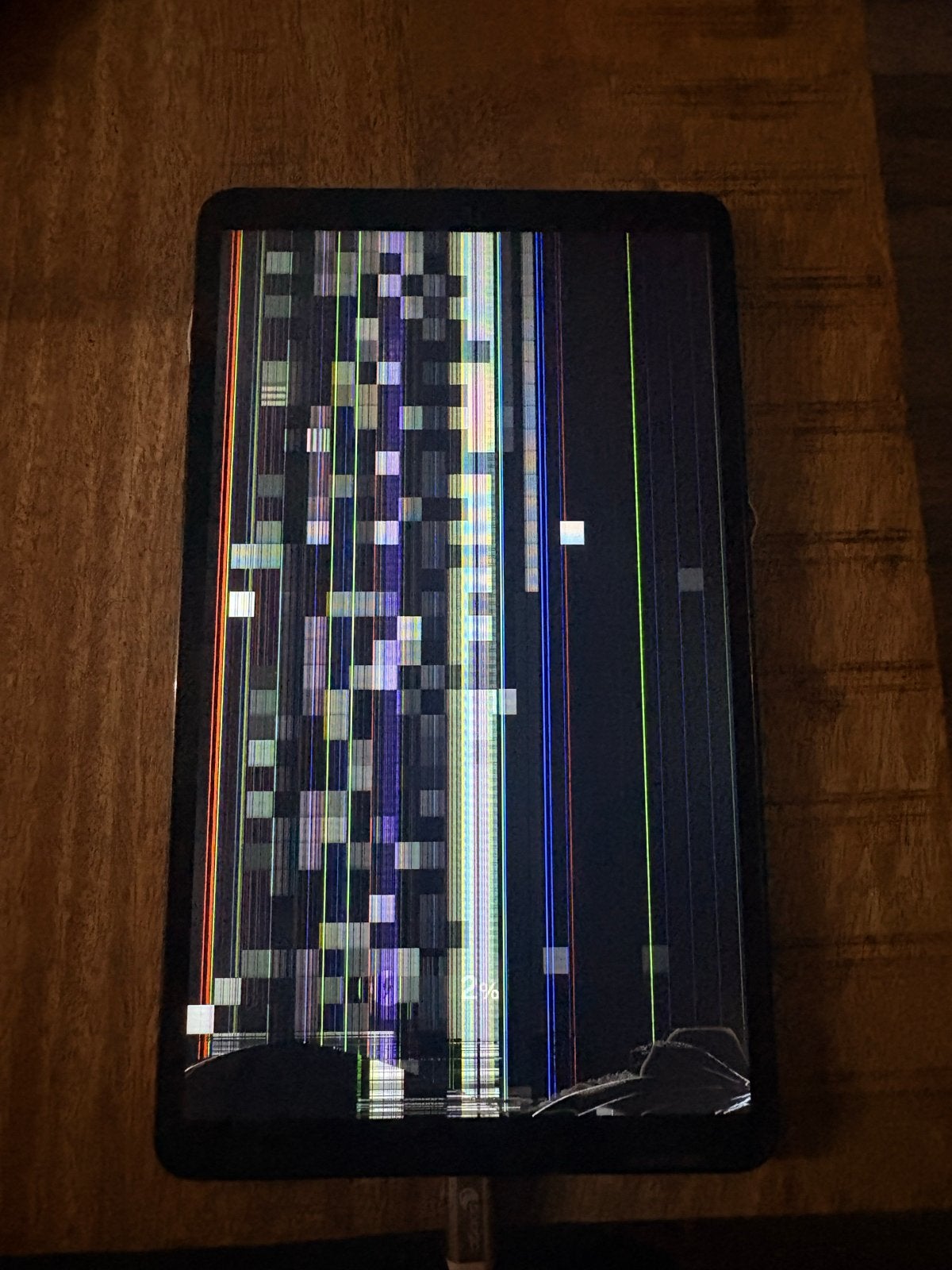 Samsung tablet met defect scherm en verbogen zijkanten, Computers en Software, Ophalen, Niet werkend, 64 GB