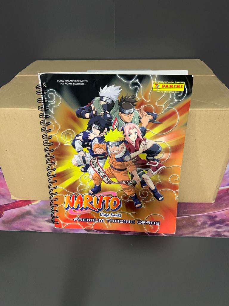 Naruto Ninja Ranks Premium Trading Cards verzamelalbum, Ophalen of Verzenden, Gebruikt
