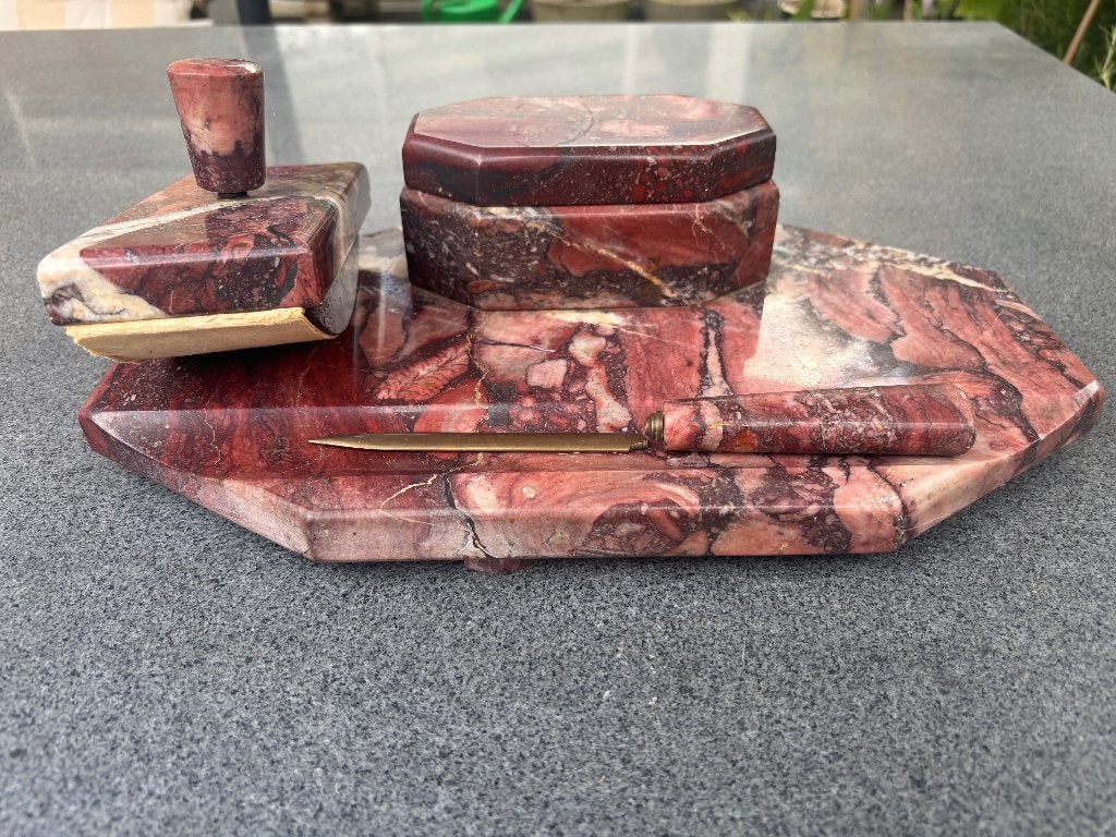 Art Deco notaris bureauset, Antiek en Kunst, Ophalen of Verzenden
