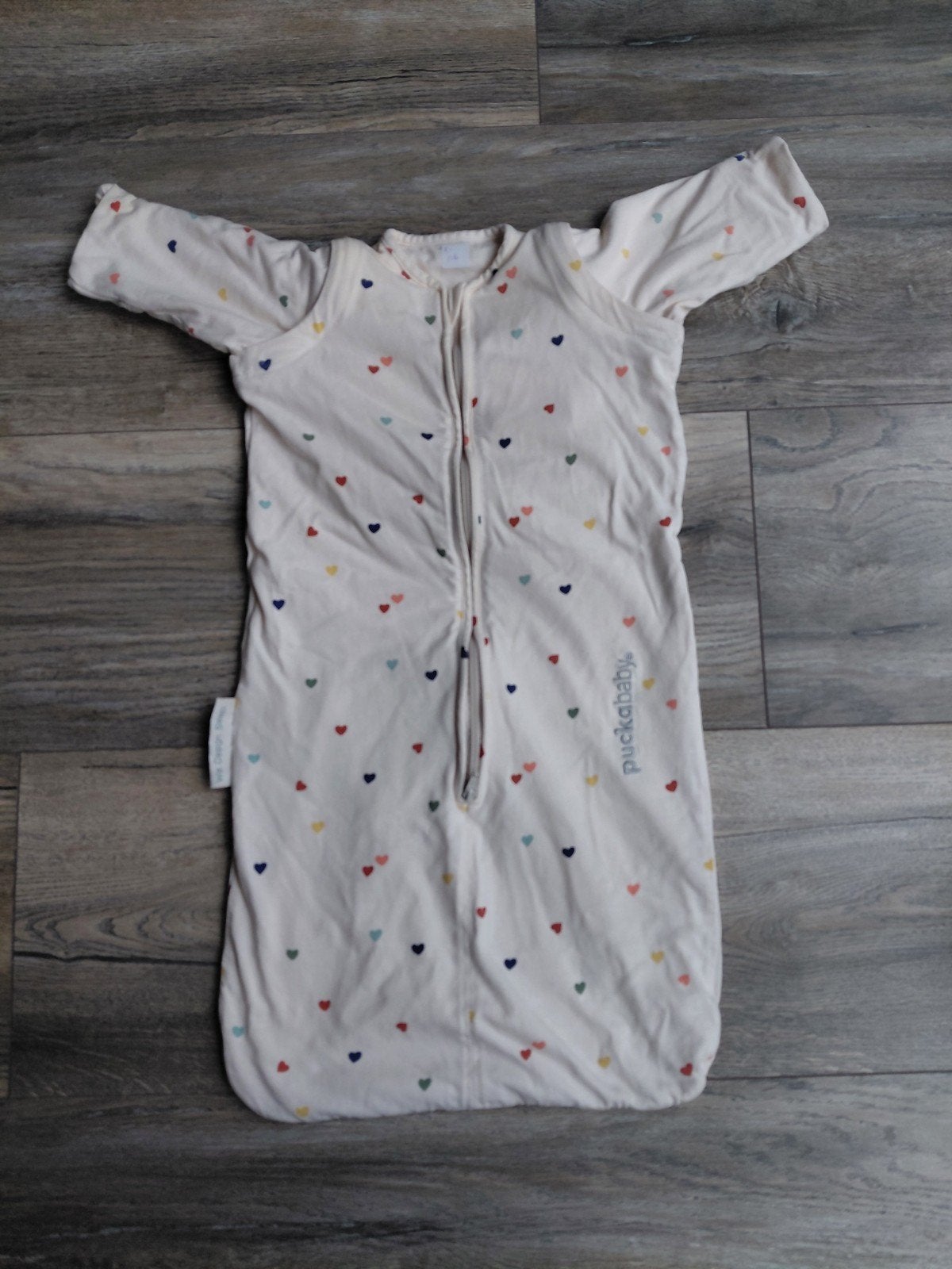 Puckababy newborn bag, Confetti Hearts, zeer nette staat, Ophalen of Verzenden, Zo goed als nieuw, Slaapzak