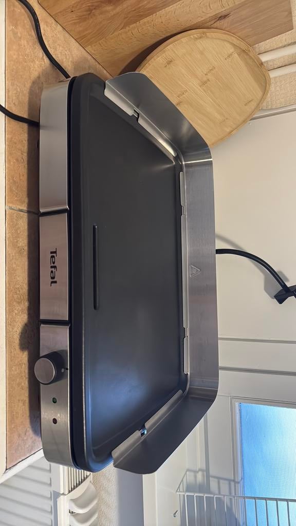 Grillplaat tefal bieden, Ophalen of Verzenden, Zo goed als nieuw, Eenpersoons, 90 cm
