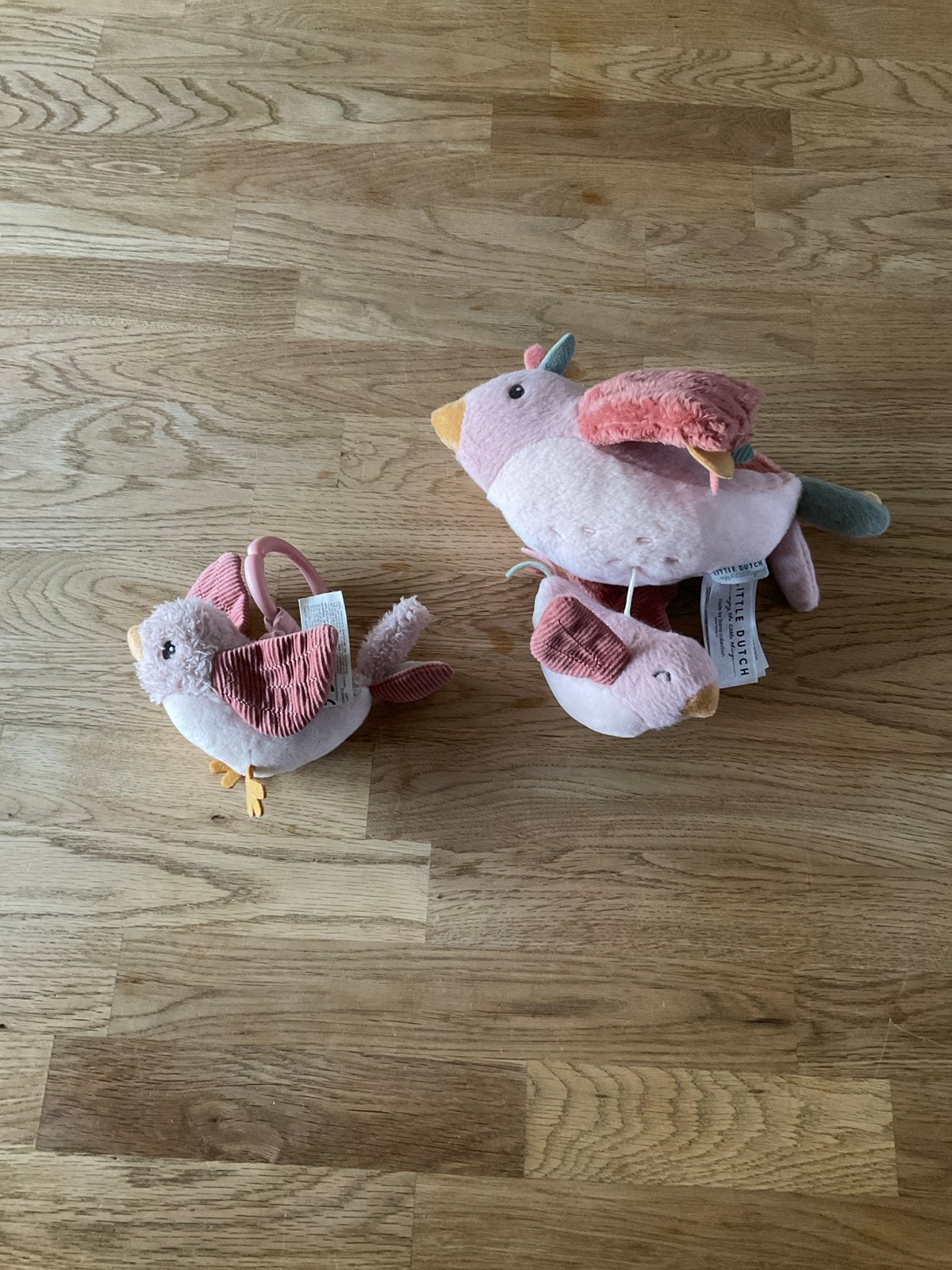 Little Dutch vogeltjes: tril- en muziekknuffel, Ophalen of Verzenden, Gebruikt, Overige typen, Met geluid