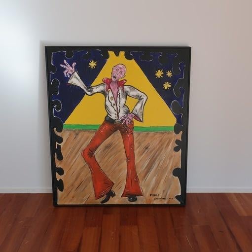 Ronald Habraken origineel 122,5 x 143,5 cm uit 2003, Antiek en Kunst, Ophalen