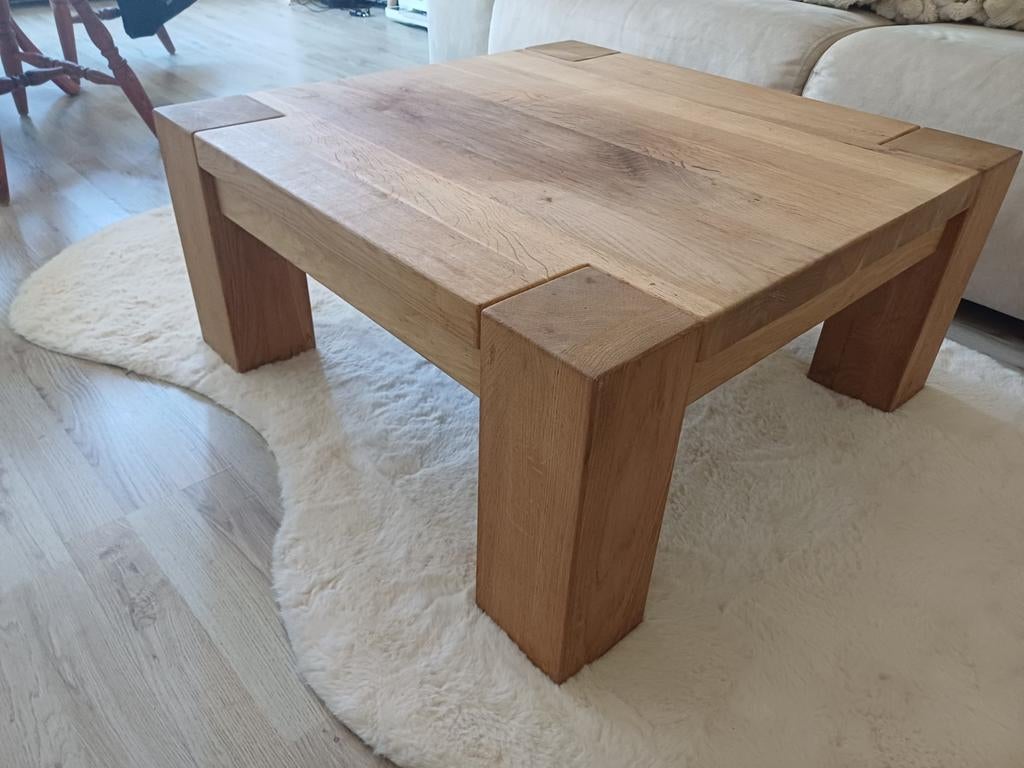 Houte salontafel, Ophalen, Gebruikt, 50 tot 100 cm, 50 tot 100 cm