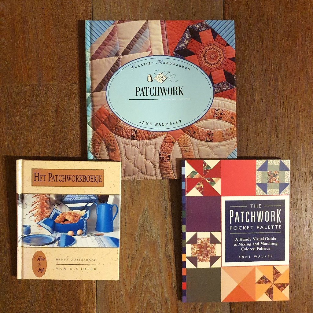 Patchwork 3 boekjes waarvan 2 NIEUW en 1 ZGAN samen €6, Ophalen of Verzenden, Nieuw, Diverse Auteurs