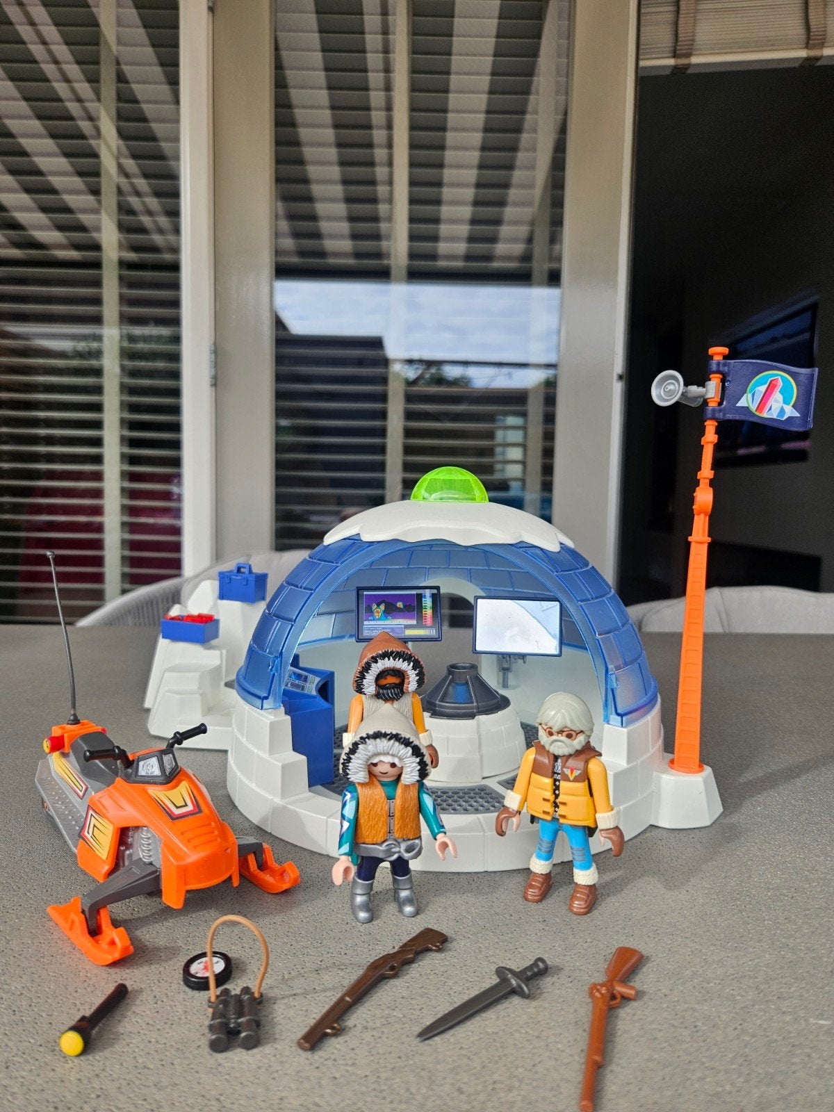 Playmobil Hoofdkwartier Poolexpeditie - Niet compleet, Kinderen en Baby's, Gebruikt, Gebouw, Complete set, Ophalen of Verzenden
