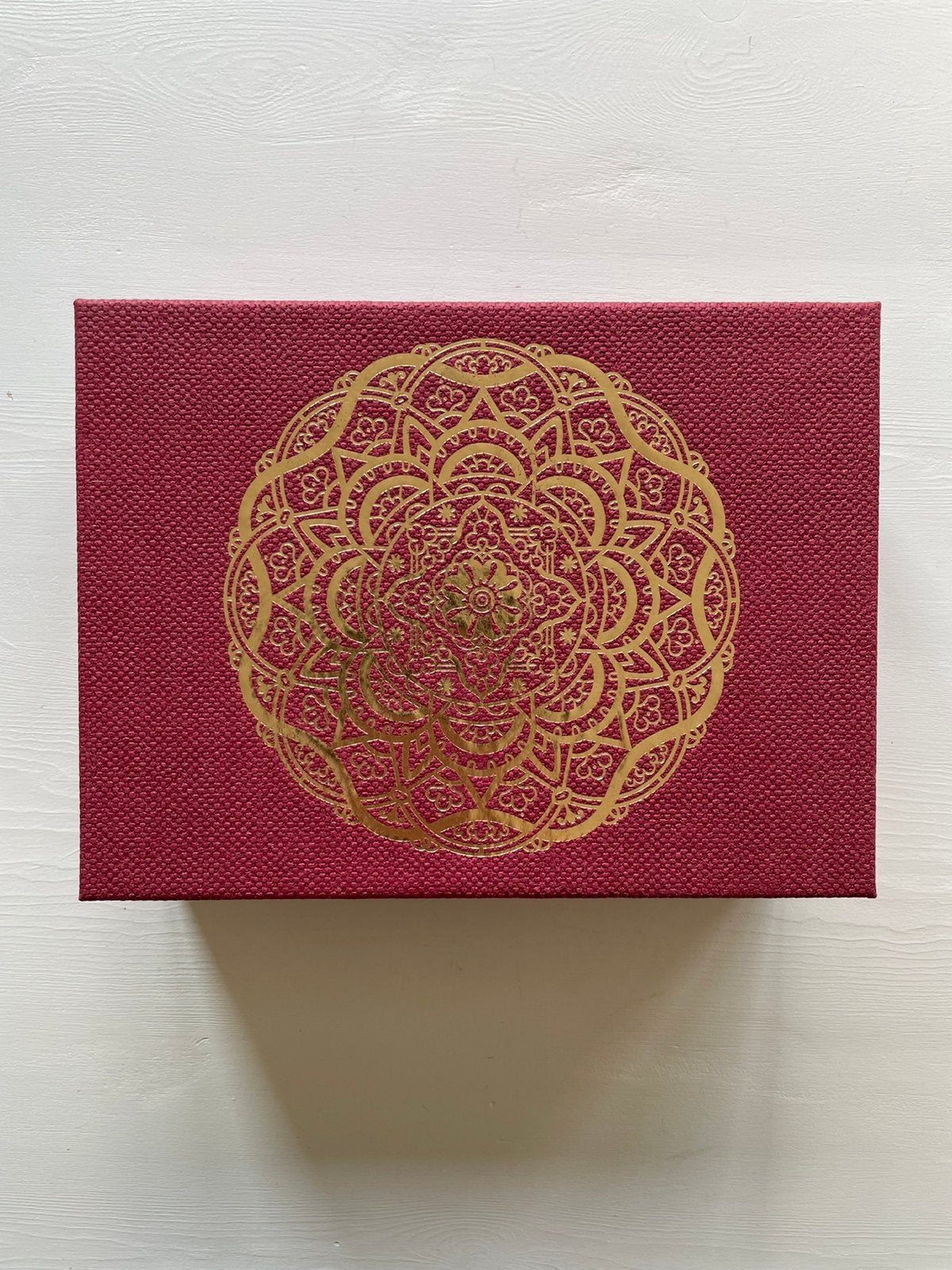 Rituals Doos  Rood/Goud / Opbergdoos / Knutseldoos, Huis en Inrichting, Ophalen of Verzenden, Zo goed als nieuw, Papier/karton