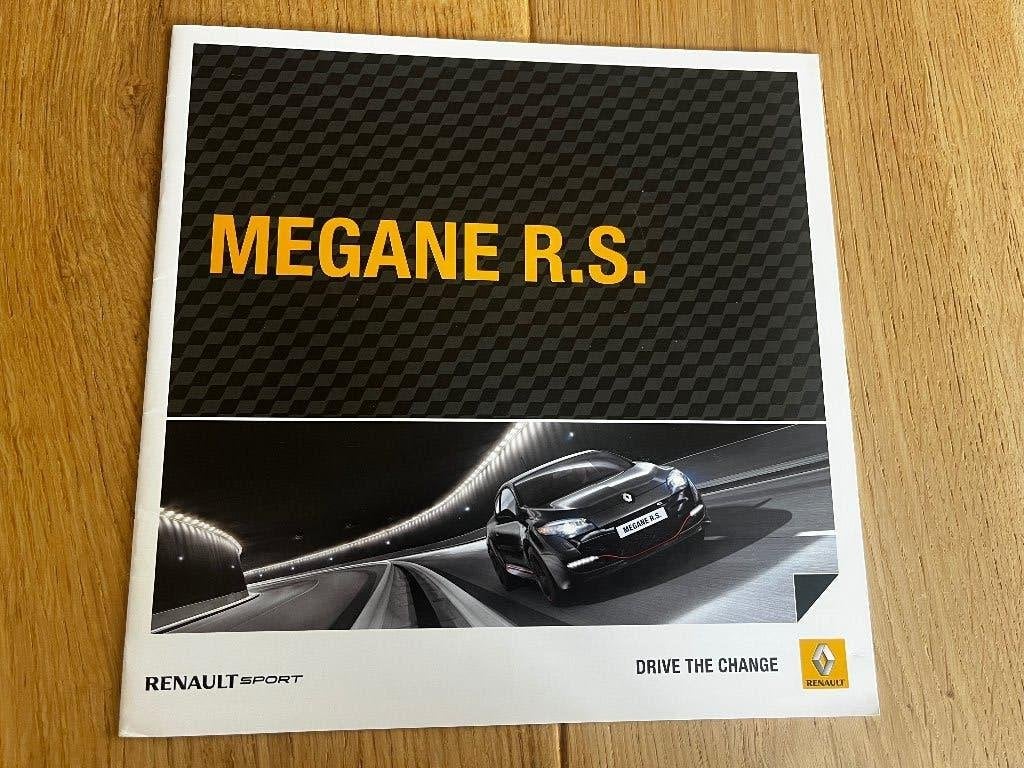 Renault Megane R.S. autofolder 2012 brochure RS, Ophalen of Verzenden, Zo goed als nieuw, Renault