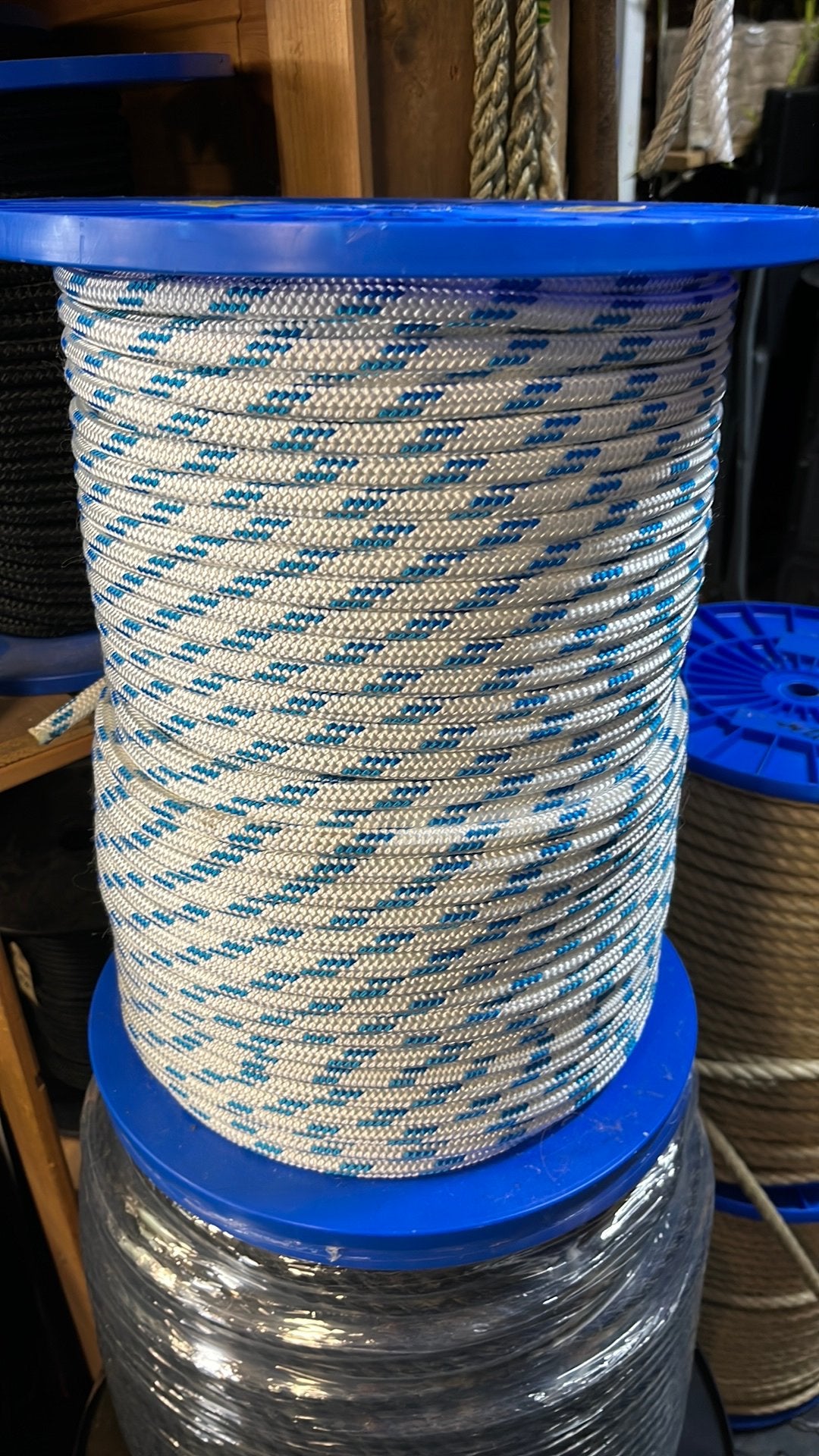 Rol 180 meter 10 mm dik polyester touw, Ophalen of Verzenden, Nieuw, Lijn of Blok