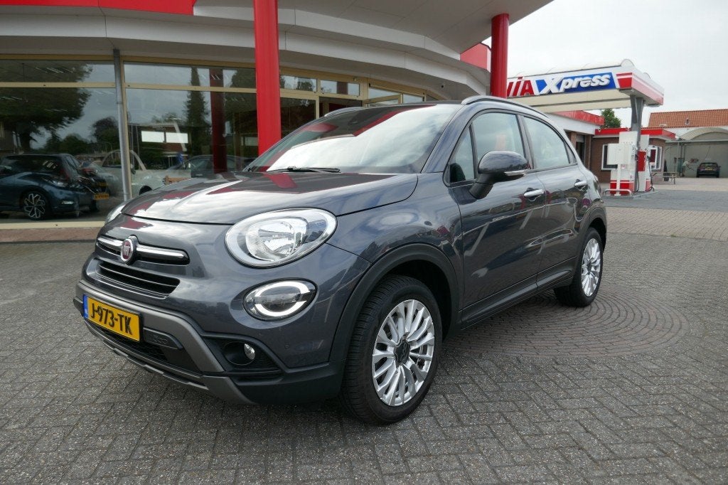 Fiat 500X 1.3 GSE LOUNGE STOELVERW/TREKHAAK/CRUISE/CLIMA/CAM, Gebruikt, 500X, Bedrijf, 600 kg