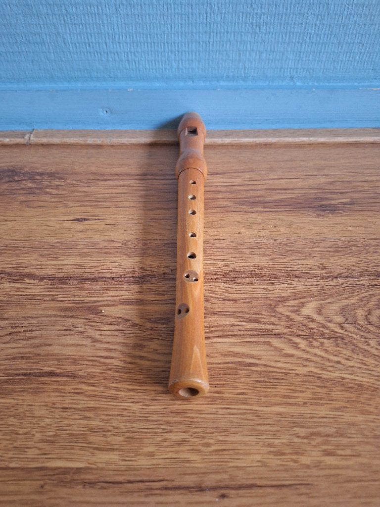 Houten Sopraan Blokfluit, Ophalen of Verzenden, Gebruikt, Sopraan of Sopranino