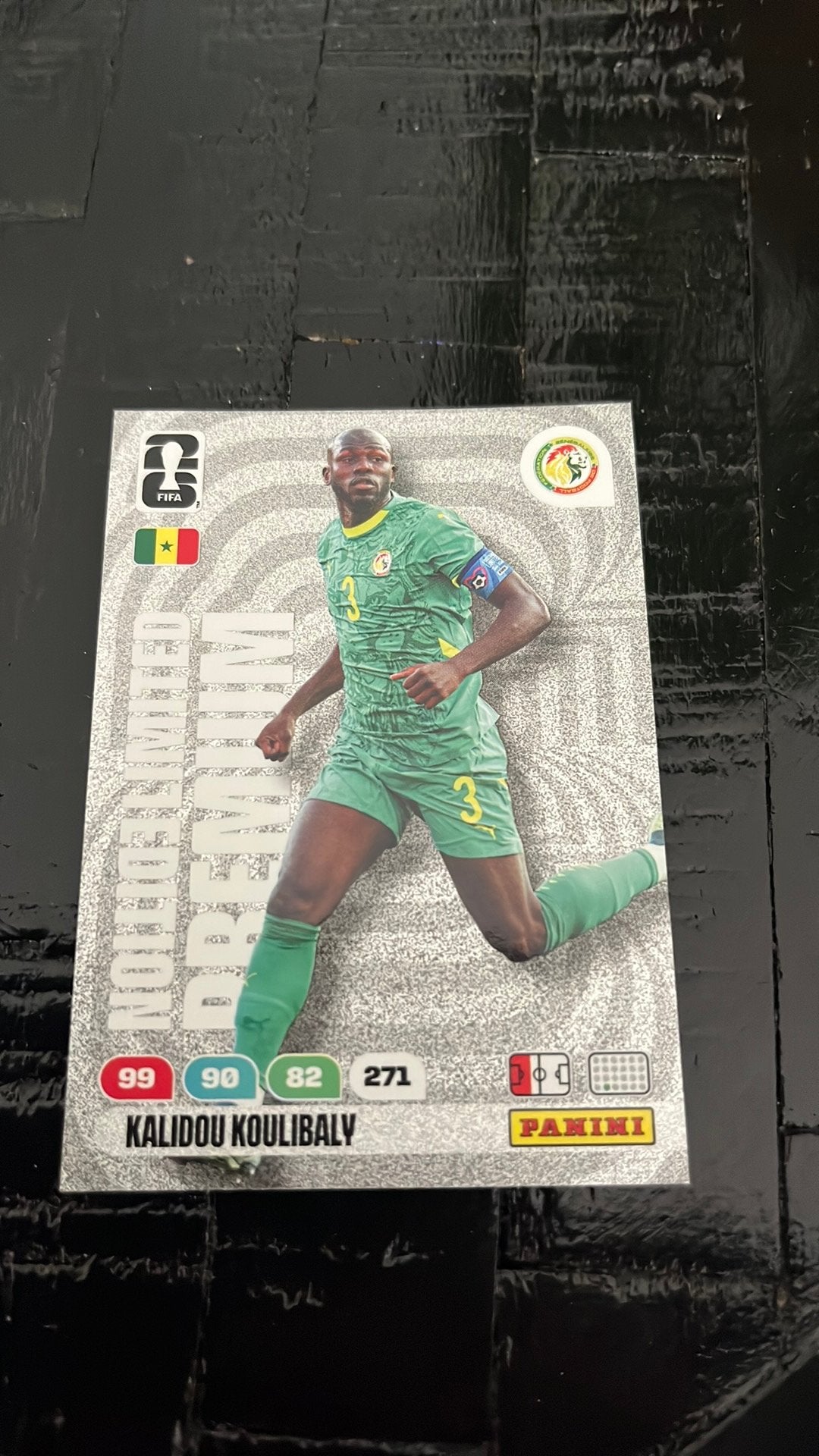 WK2026 Panini Premium Limited Edition Koulibaly Nieuw, Ophalen of Verzenden, Nieuw, Buitenlandse clubs, Poster, Plaatje of Sticker