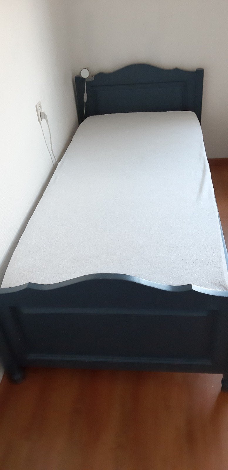 Eenpersoonsbed met lattenbodem (gratis af te halen), Ophalen, Gebruikt, 90 cm, Eenpersoons