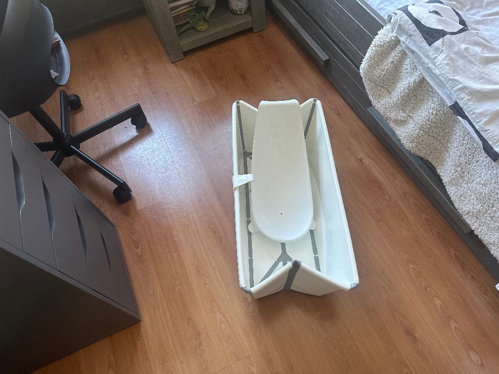 Opvouwbaar Kinderbadje met zitje, Kinderen en Baby's, Badjes en Verzorging, Overige merken, Gebruikt, Ophalen of Verzenden, Badje