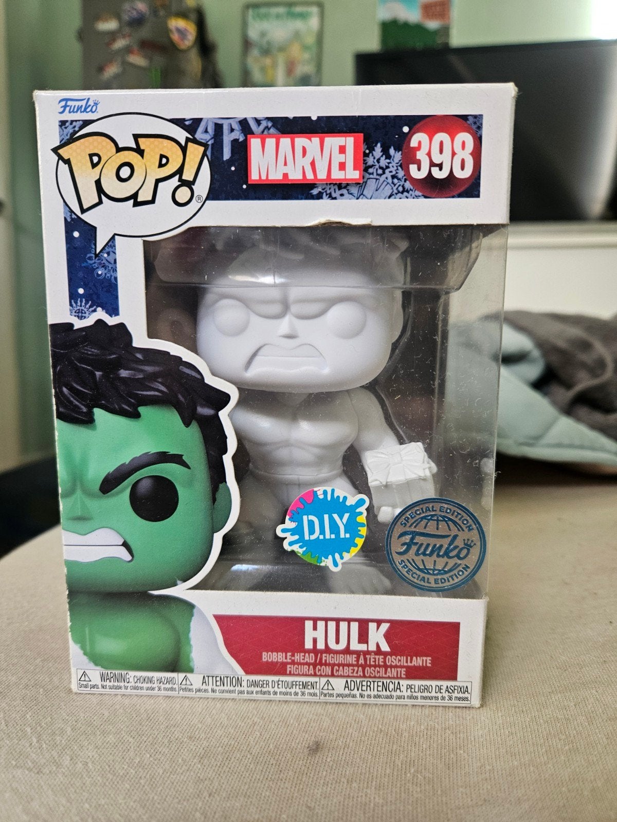 Hulk Special Edition Funko Pop #398 - DIY Kersteditie, Ophalen, Zo goed als nieuw