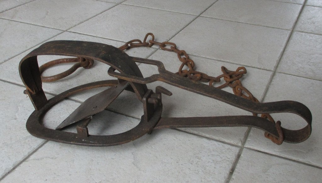 “Antique Western Trap” Val Klem., Ophalen of Verzenden, Gebruikt, Overige typen