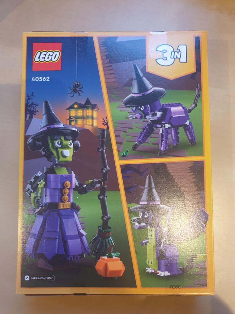 LEGO Creator 3-in-1 Heks en Kat (40562) - Nieuw in doos, Lego, Nieuw, Ophalen of Verzenden, Ongeopend/sealed