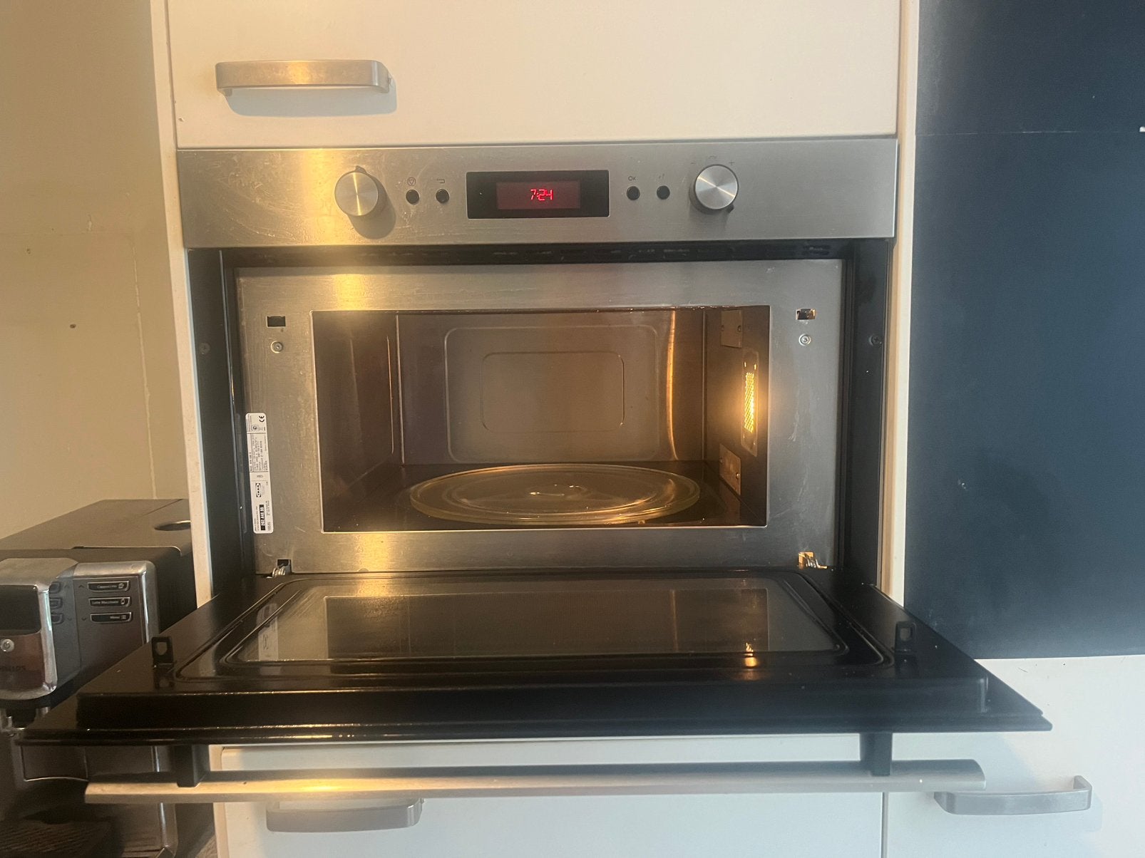 IKEA IKEA SNABB inbouwmagnetron met Crisp – functie, Witgoed en Apparatuur, Magnetrons, Ophalen, Combimagnetron, Gebruikt, Grill