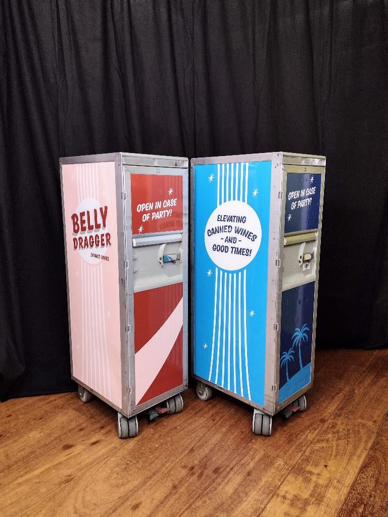 Vliegtuigtrolleys met uw design, Verzamelen, Luchtvaart en Vliegtuigspotten, Overige typen, Ophalen of Verzenden, HelloTiger.nl