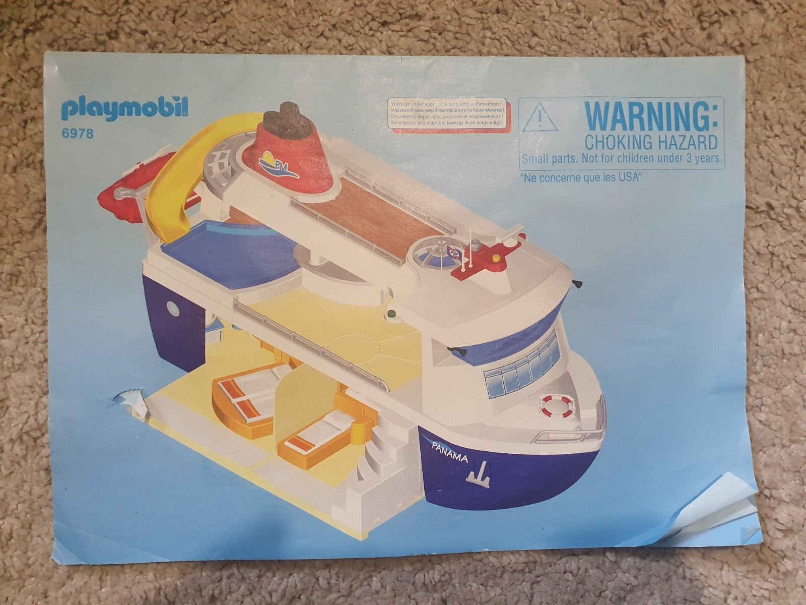 playmobile cruiseschip, Kinderen en Baby's, Speelgoed | Playmobil, Ophalen, Gebruikt, Complete set, Boot/Schip