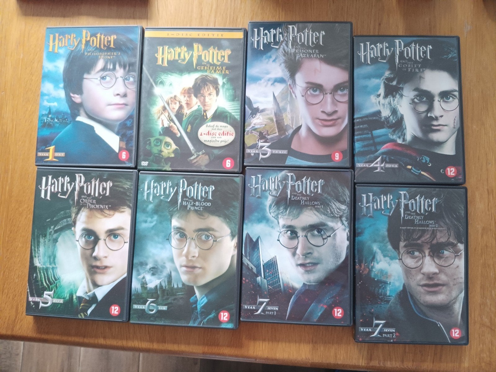 Harry Potter DVD Boxset - Complete Collectie (8 films), Cd's en Dvd's, Dvd's | Overige Dvd's, Zo goed als nieuw, Boxset, Vanaf 12 jaar