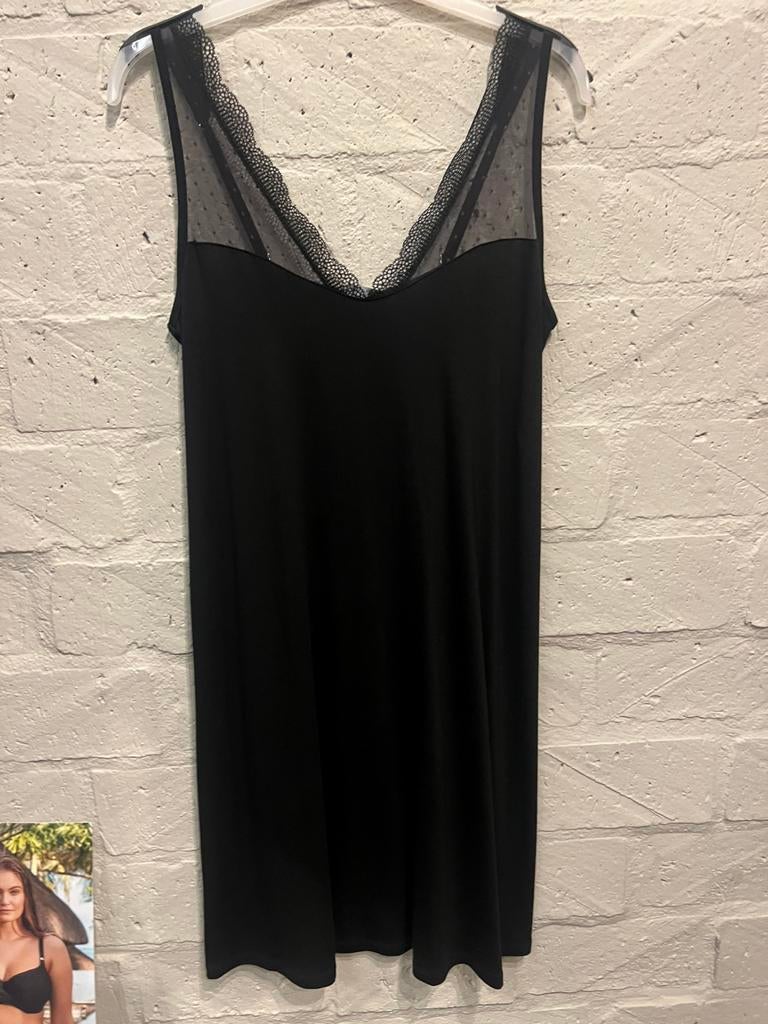 Lisca nachtjurk maat M 40 NIEUW!! Nu €15,-, Ophalen of Verzenden, Zwart, Nachtkleding
