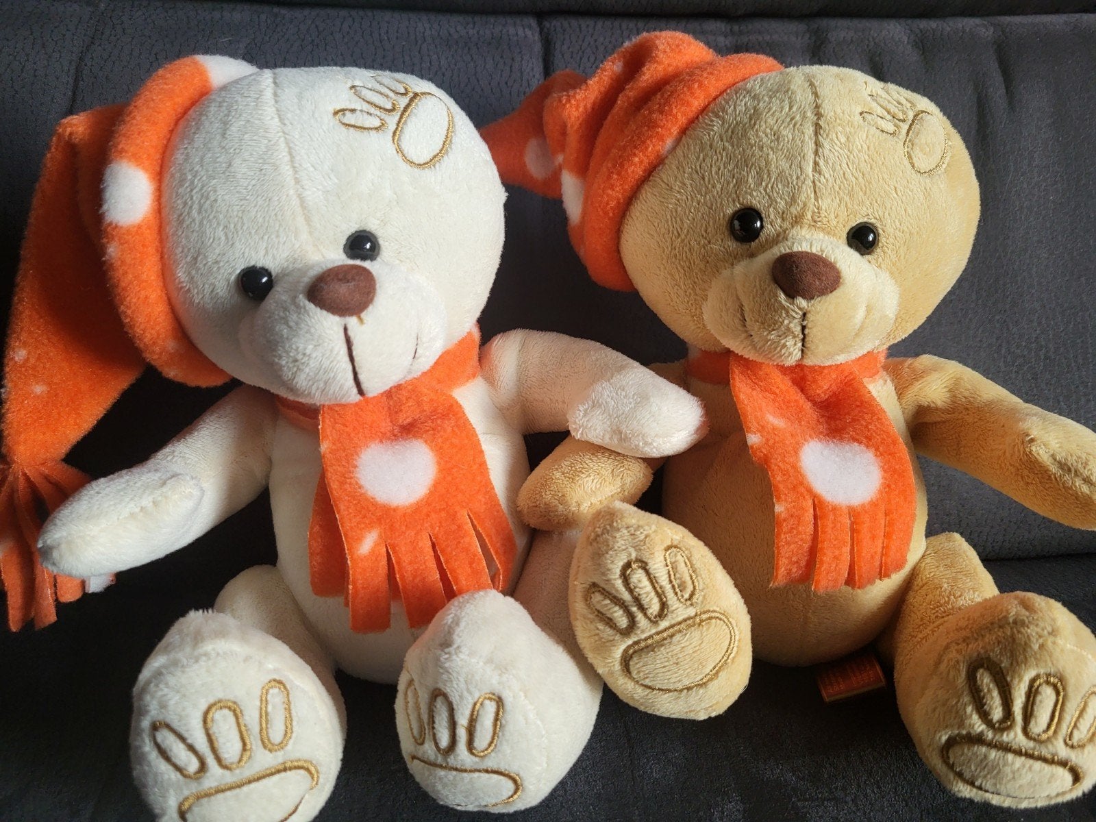 Geluksbeertjes oranje Holland voetbal - WK voetbal support, Kinderen en Baby's, Speelgoed | Knuffels en Pluche, Ophalen of Verzenden