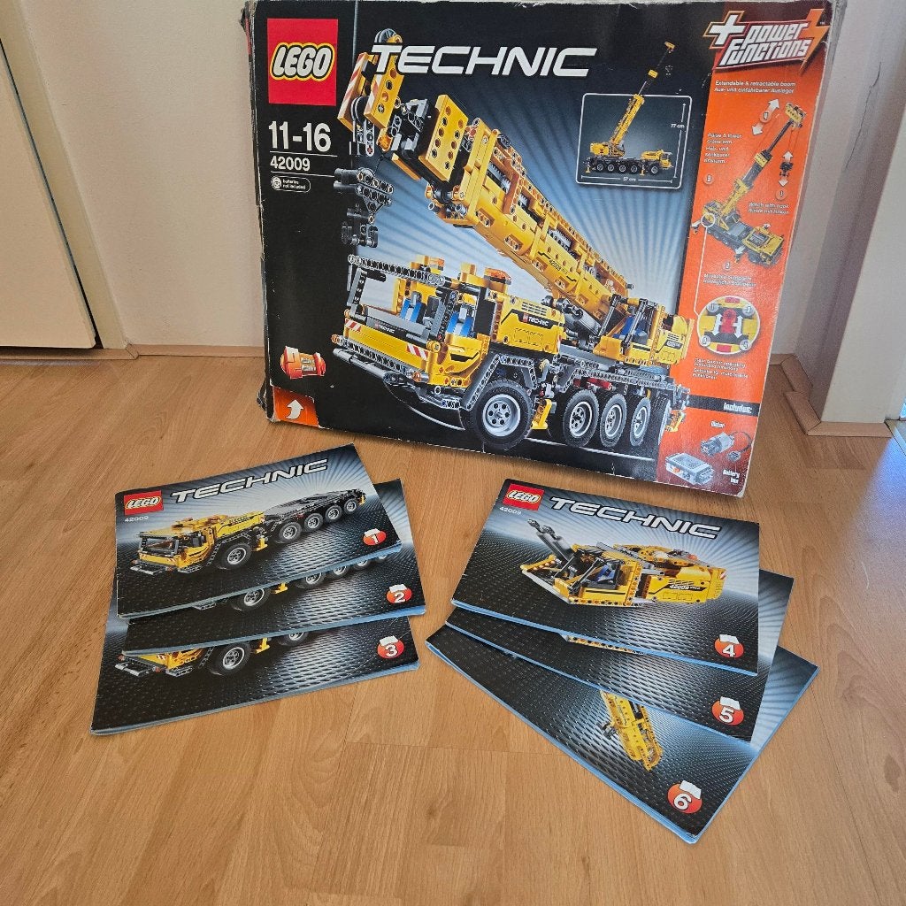 Lego Technic 42009 Mobile Kraan II met PF., Compleet, Lego, Ophalen of Verzenden, Zo goed als nieuw