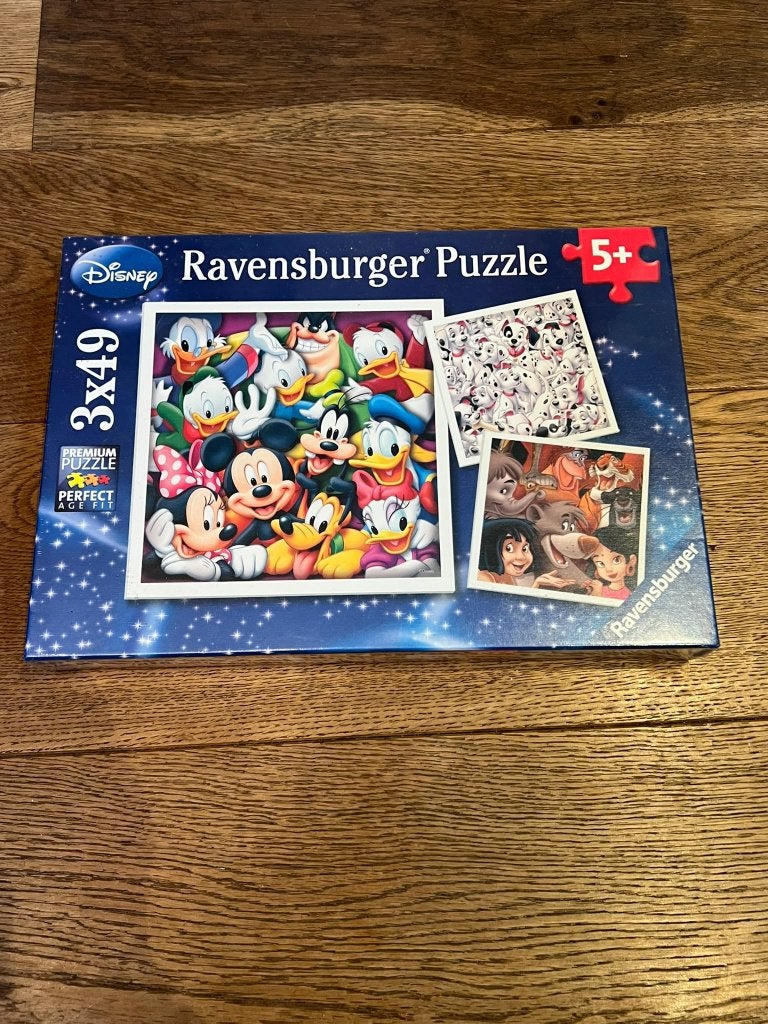 Ravensburger Disney Puzzel - 3x49 stukjes - NIEUW, Ophalen of Verzenden, Meer dan 50 stukjes, Nieuw, 6 jaar of ouder