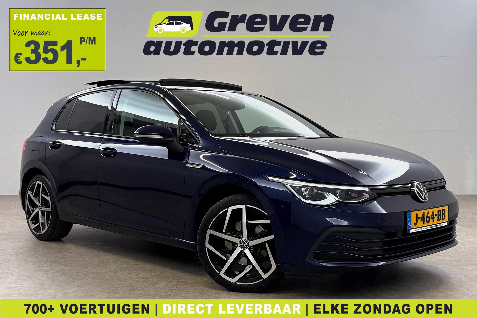 Volkswagen Golf 1.5 eTSI Style | Pano | Sfeer | Memory | HuD, Stof, Euro 6, 4 cilinders, 150 pk