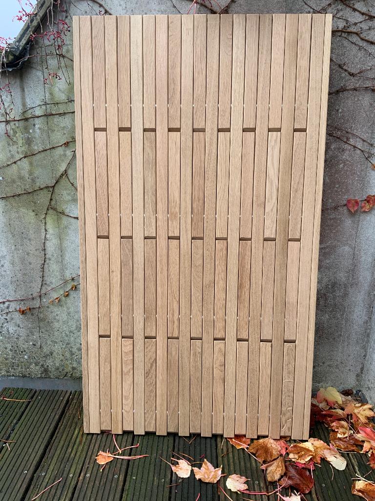Nieuwe design piano kapstok in massief eik, Huis en Inrichting, Woonaccessoires | Kapstokken, 100 tot 150 cm, Nieuw, Hout, Ophalen