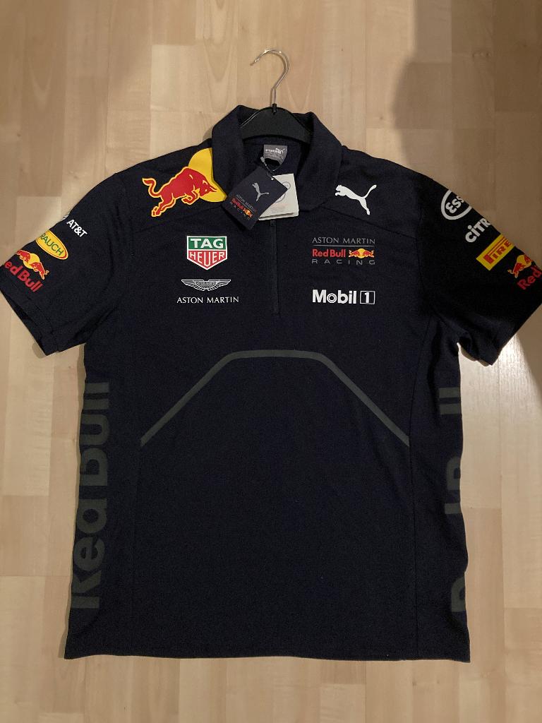 ✅ Max Verstappen Teamline Polo 2017 Red Bull Racing Maat L, Ophalen of Verzenden, Nieuw, Formule 1