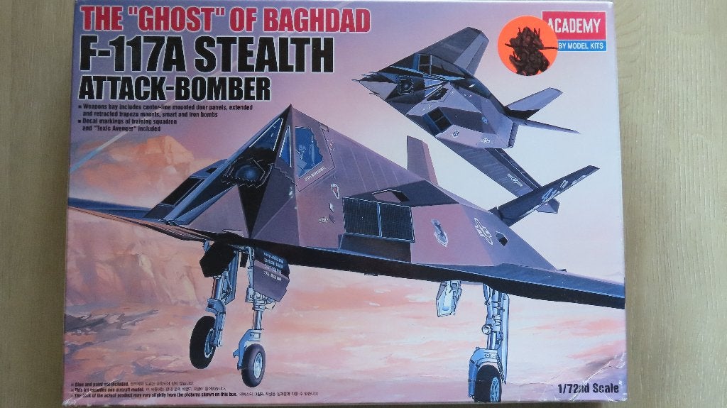 F-117A Stealth 'Ghost of Bagdad' Academy 1/72, Overige merken, 1:72 tot 1:144, Nieuw, Ophalen of Verzenden