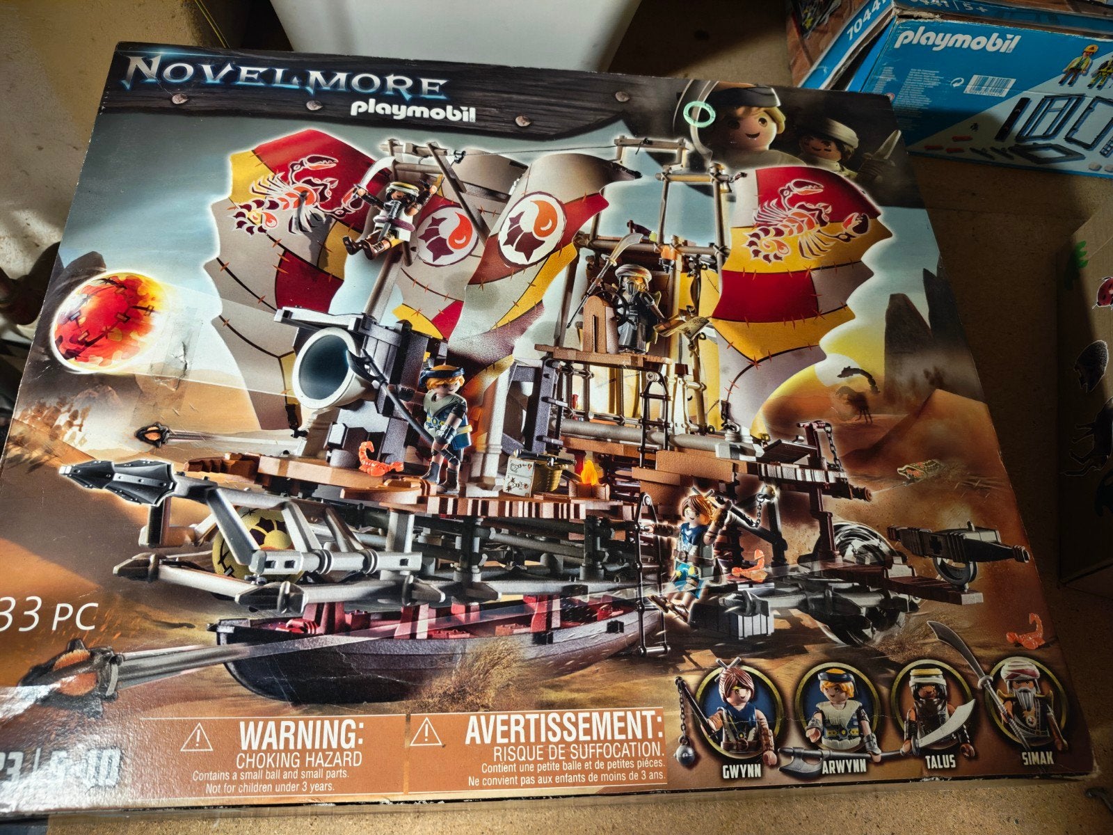Playmobil Novelmore 70441 Invincible Fortress Schip, Complete set, Zo goed als nieuw, Boot/Schip, Historisch